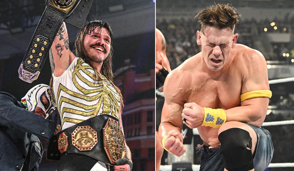 Dominik Mysterio &amp; John Cena. [Image credits: WWE.com]