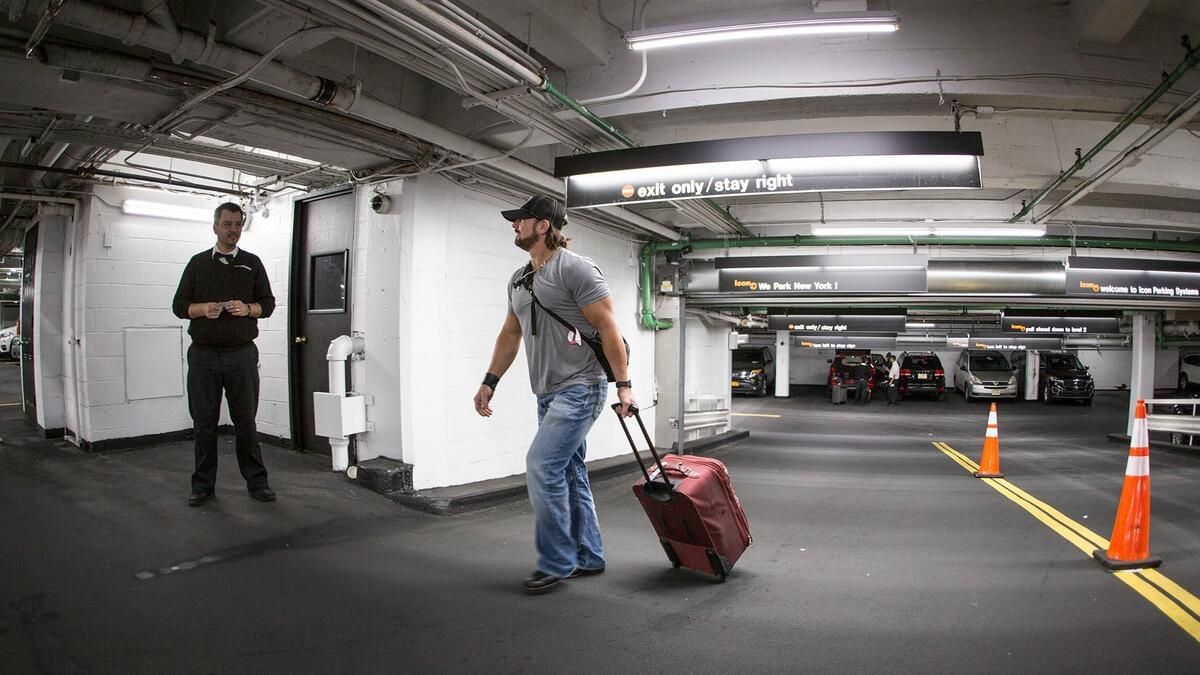 AJ Styles backstage in WWE! (Image from WWE.com)