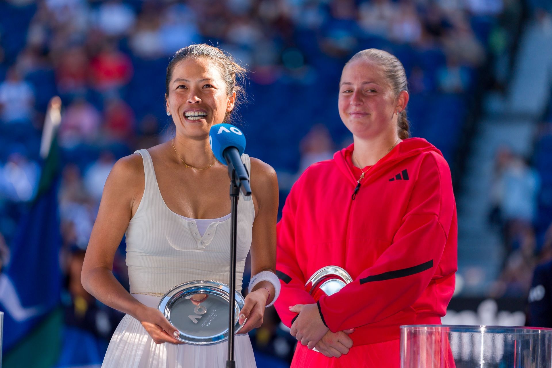 Hsieh Su-wei and Jelena Ostapenko - Source: Getty