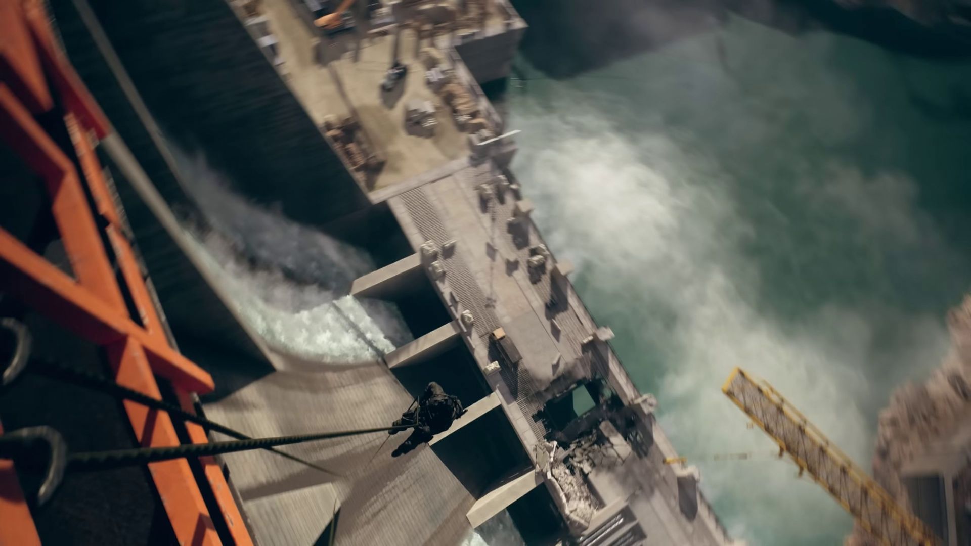Scale a dam in Battlefield 6 (Image via EA)