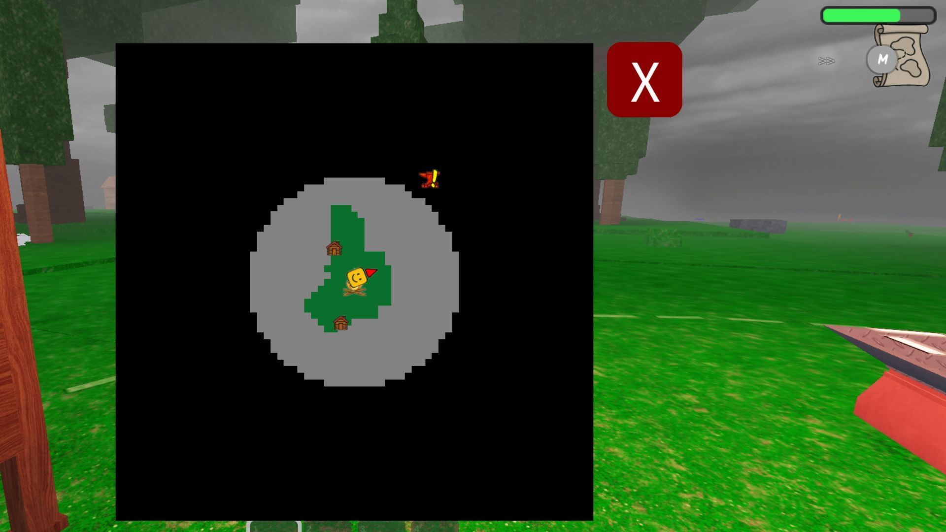 Location of the Meteor Anvil (Image via Roblox)