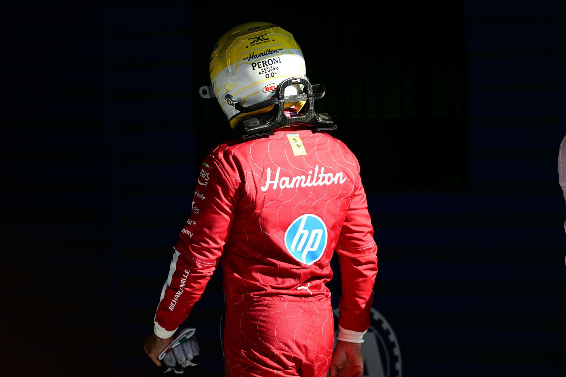 Ferrari&#039;s Lewis Hamilton after the qualifying for the 2025 F1 Grand Prix of Italy - Source: Getty