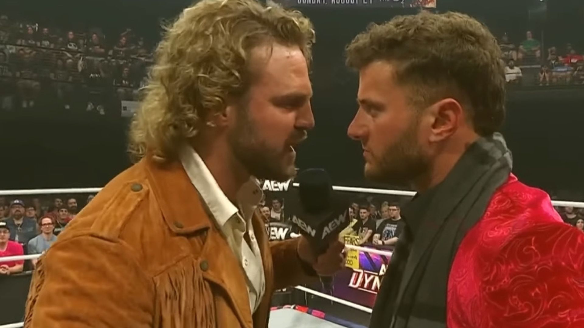 Hangman Page and MJF [Image Credits: All Elite Wrestling on YouTube]