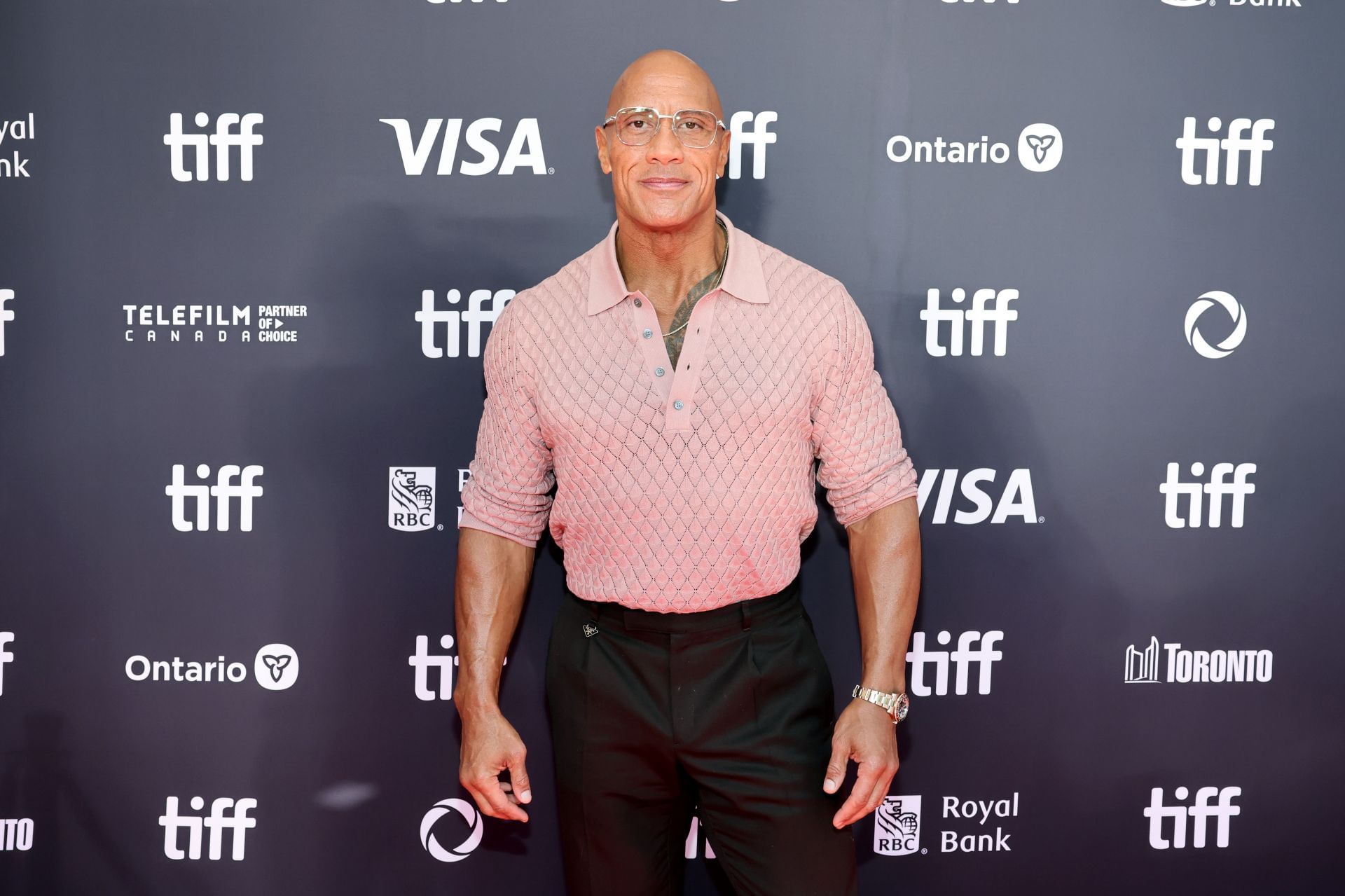 Dwaye Johnson at 2025 Toronto International Film Festival (Image via Getty)