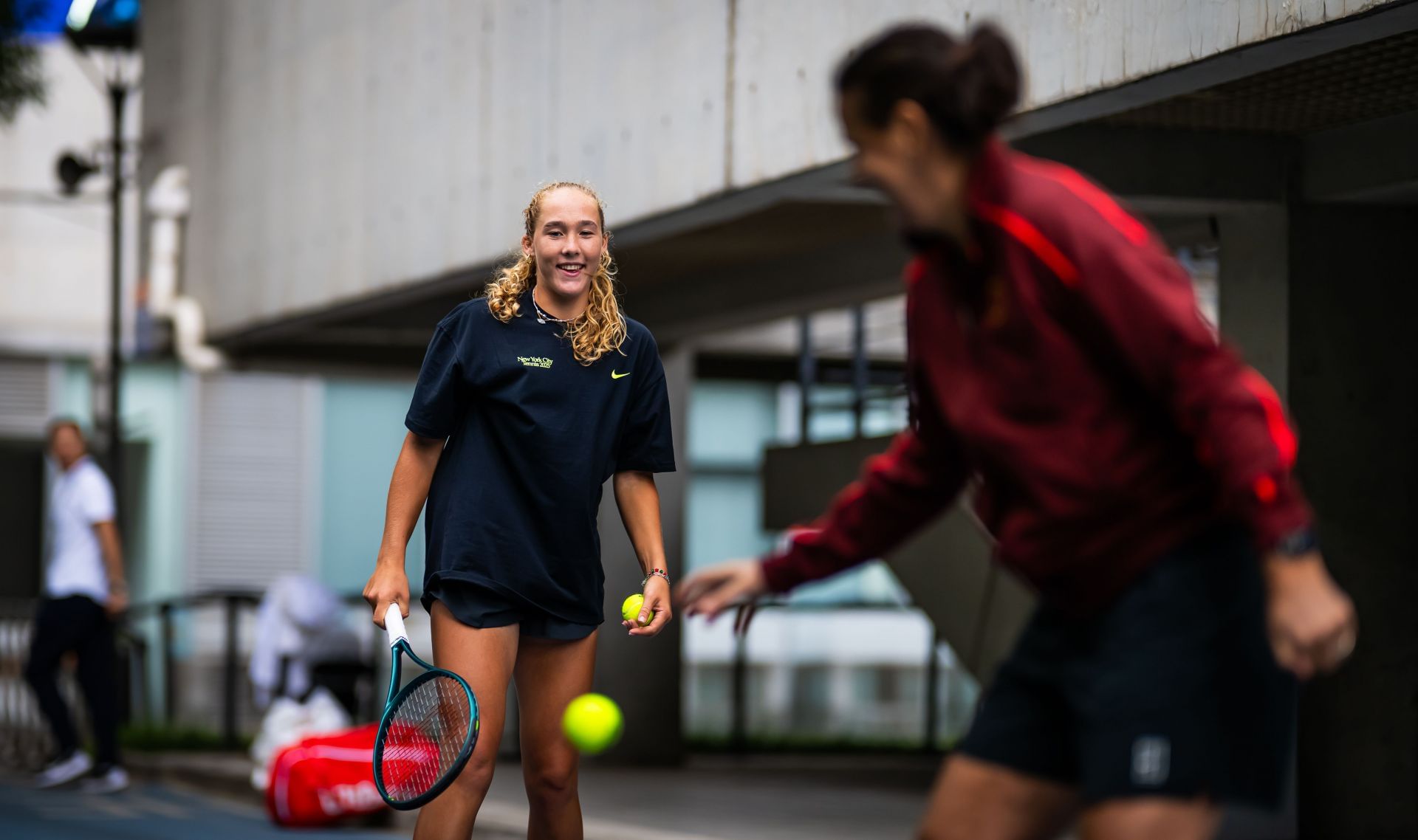 Andreeva at the 2025 China Open - Day 1 - Source: Getty
