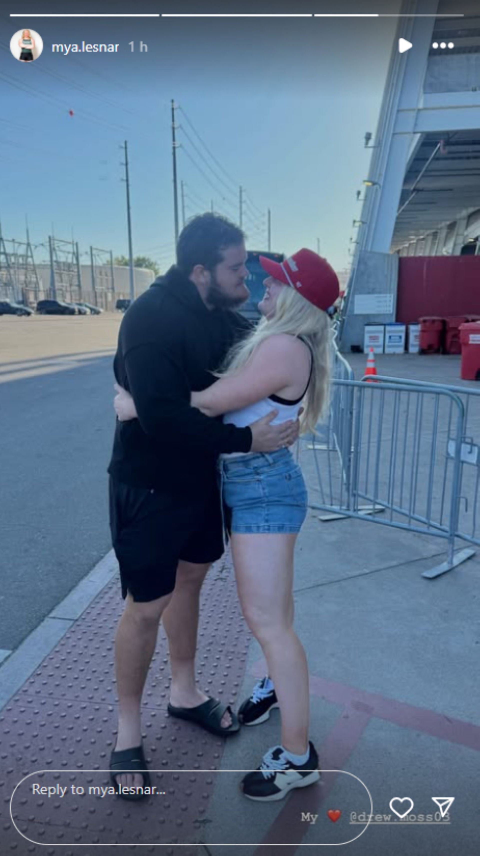 Mya Lesnar shares a heartwarming moment with her boyfriend; Instagram - @mya.lesnar