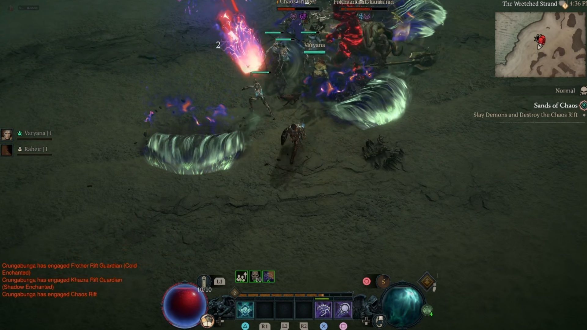 The shadowy waves hit hard and can poison, and the chaos blast just hurts (Image via Blizzard Entertainment)
