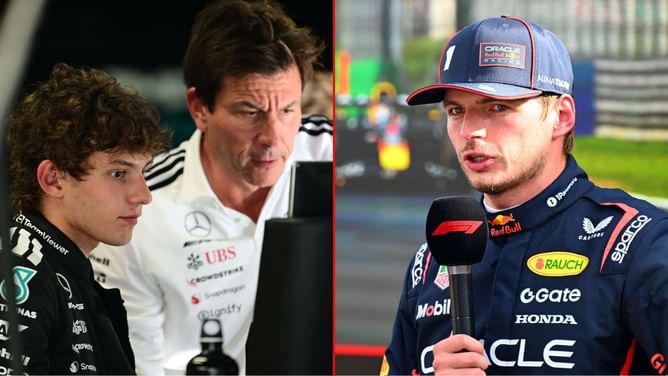 Max Verstappen strongly defends Kimi Antonelli after Toto Wolff's scathing "underwhelming" verdict