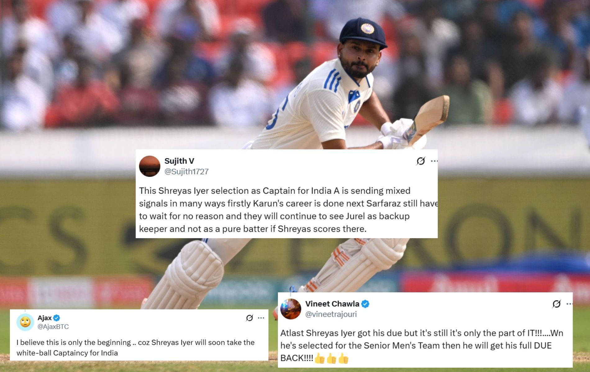 [Image credit: @vineetrajouri, @AjaxBTC, @Sujith1727 X handles, Getty]