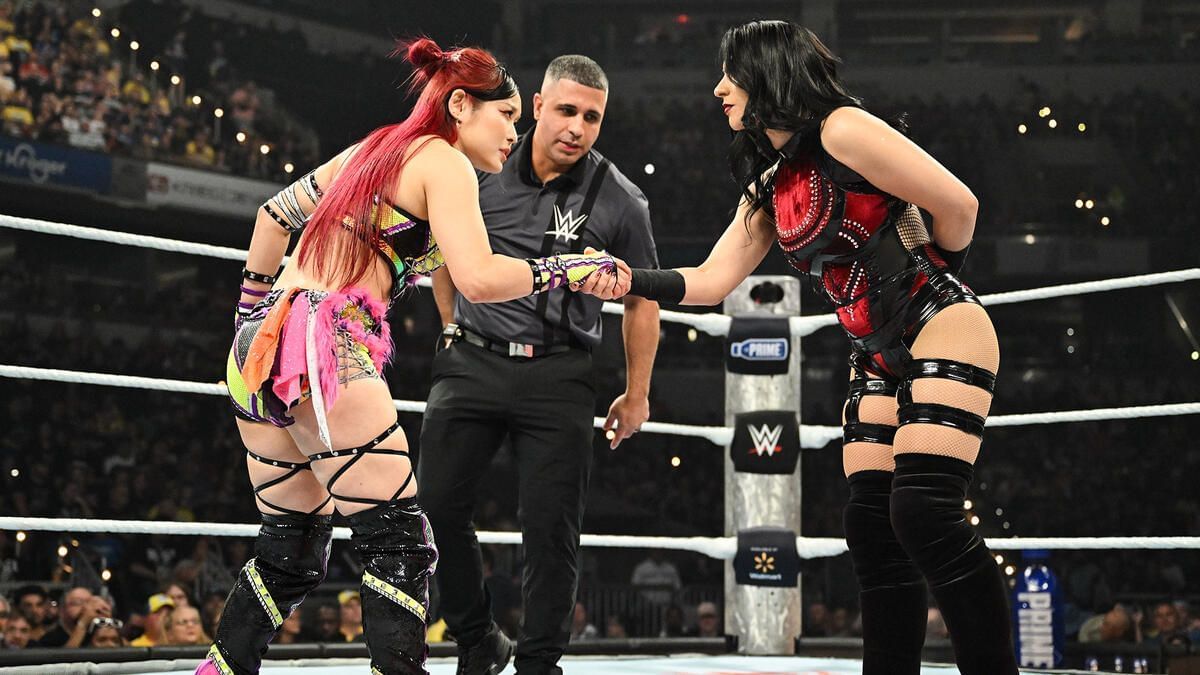 Iyo Sky has a reason to celebrate (image via WWE)