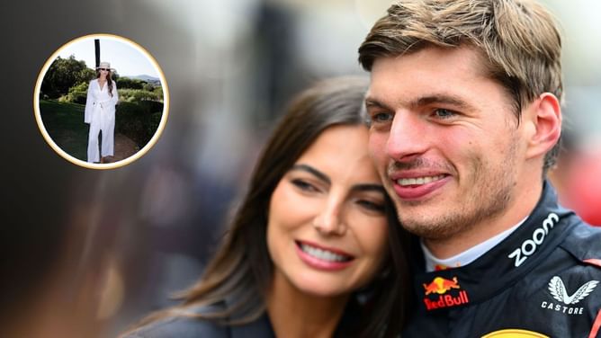 Max Verstappen's girlfriend Kelly Piquet enjoys the summer as she makes fashion statement in an all-white outfit