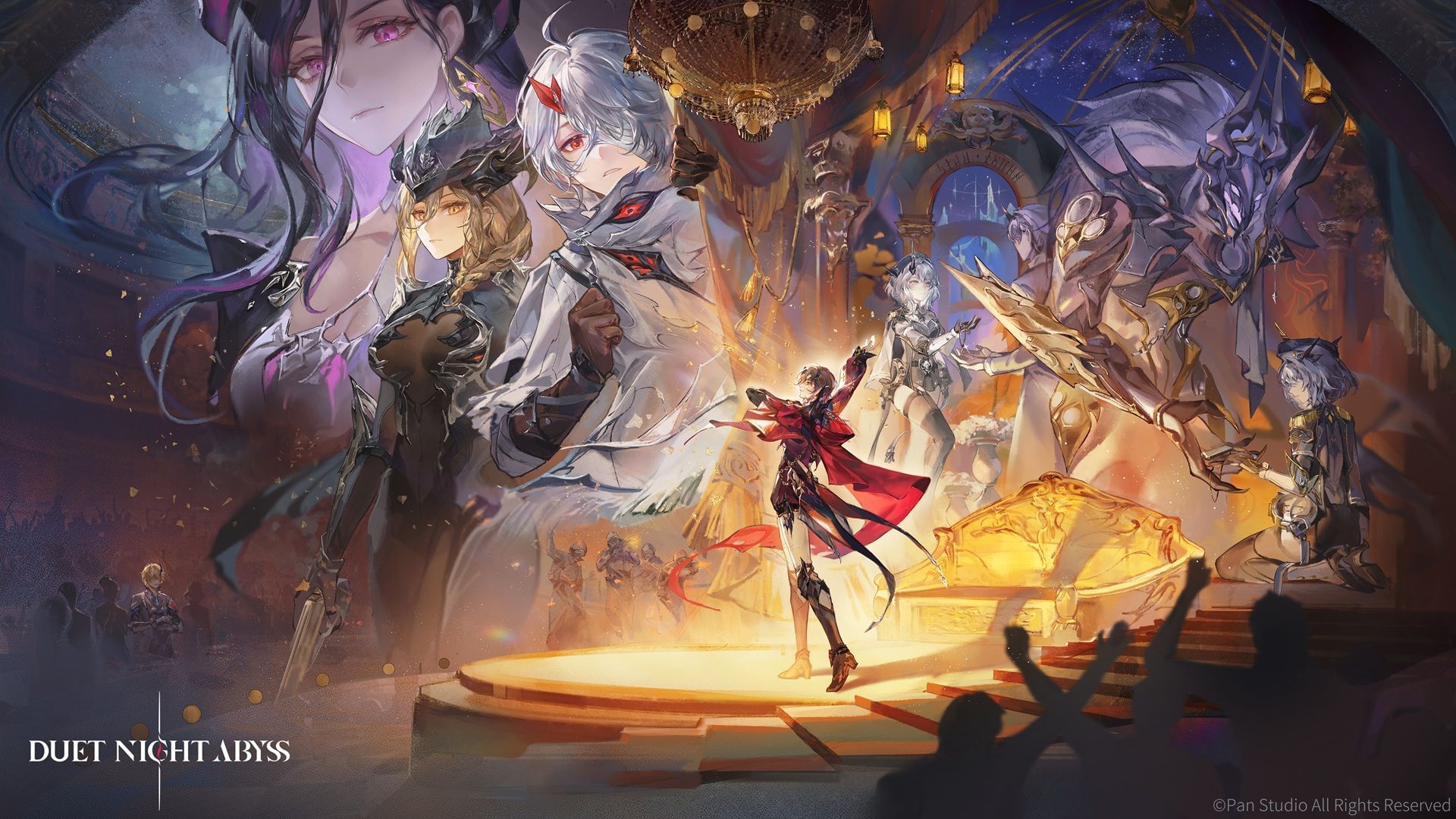 Duet Night Abyss characters and their voice actors (Image via Pan Studio)