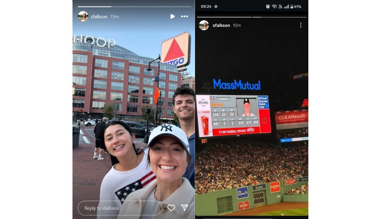 Sara&#039;s Instagram story
