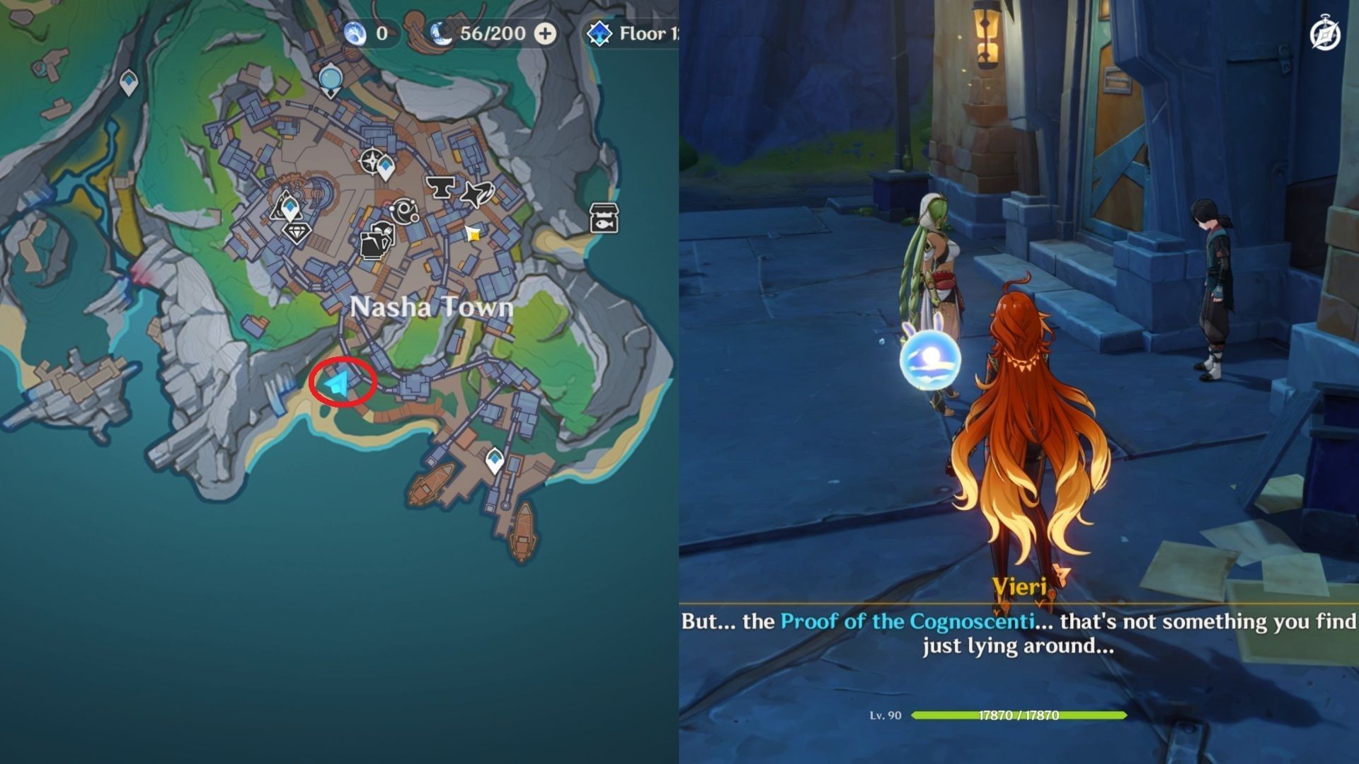 Hidimi is in Nasha Town (Image via HoYoverse)
