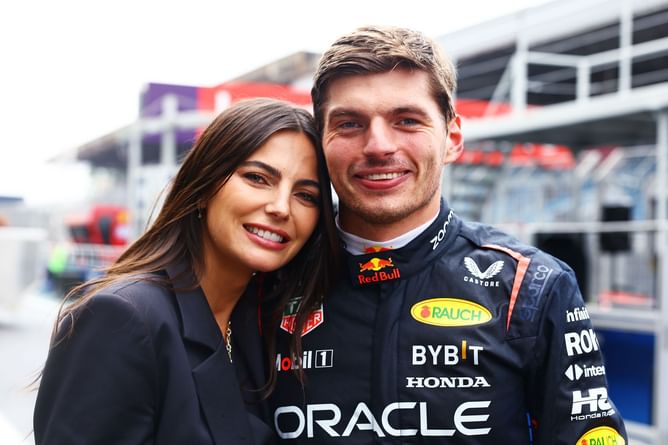 Max Verstappen's girlfriend Kelly Piquet drops 3-word reaction to the Dutch driver securing pole position for the F1 Azerbaijan GP