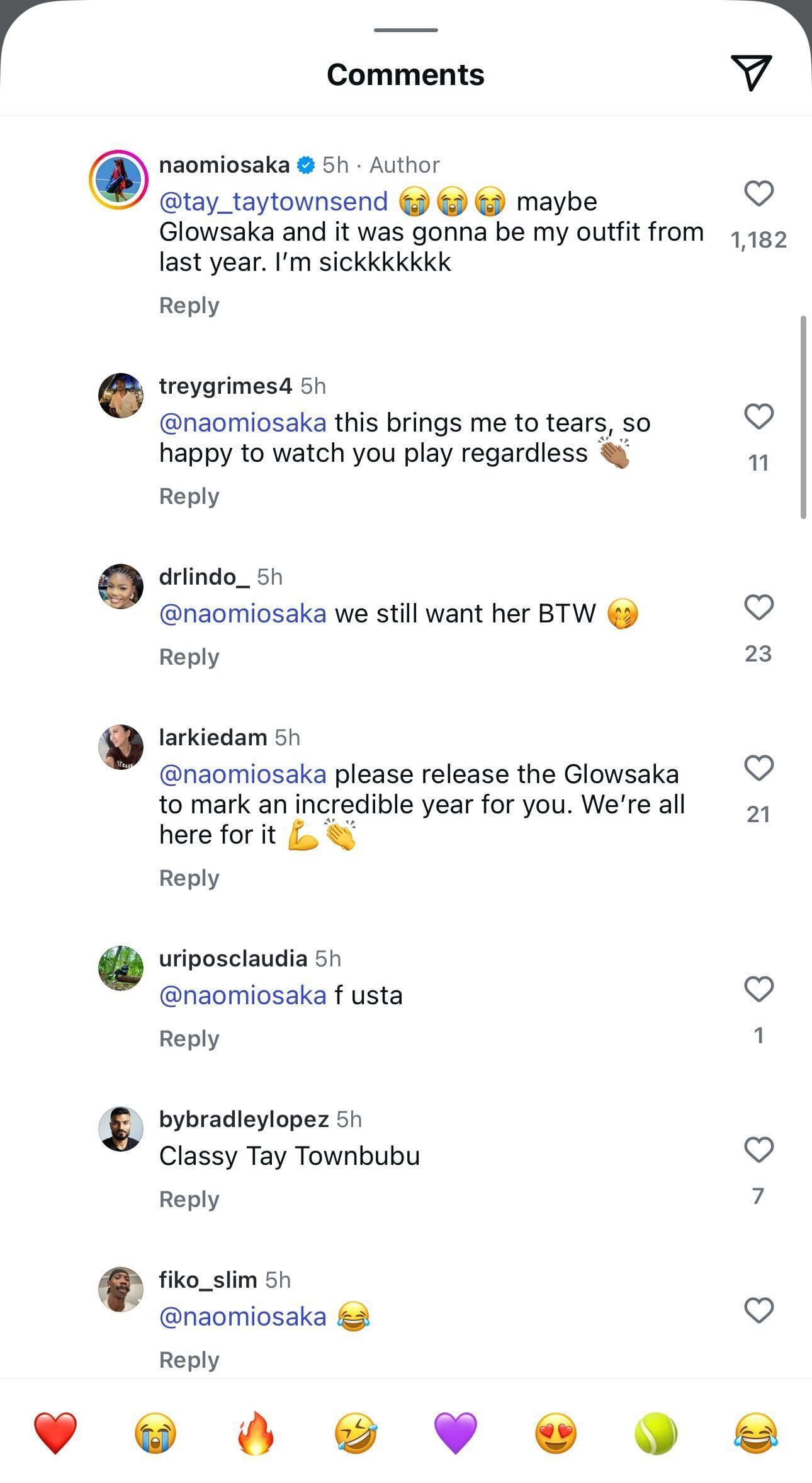 Comments section