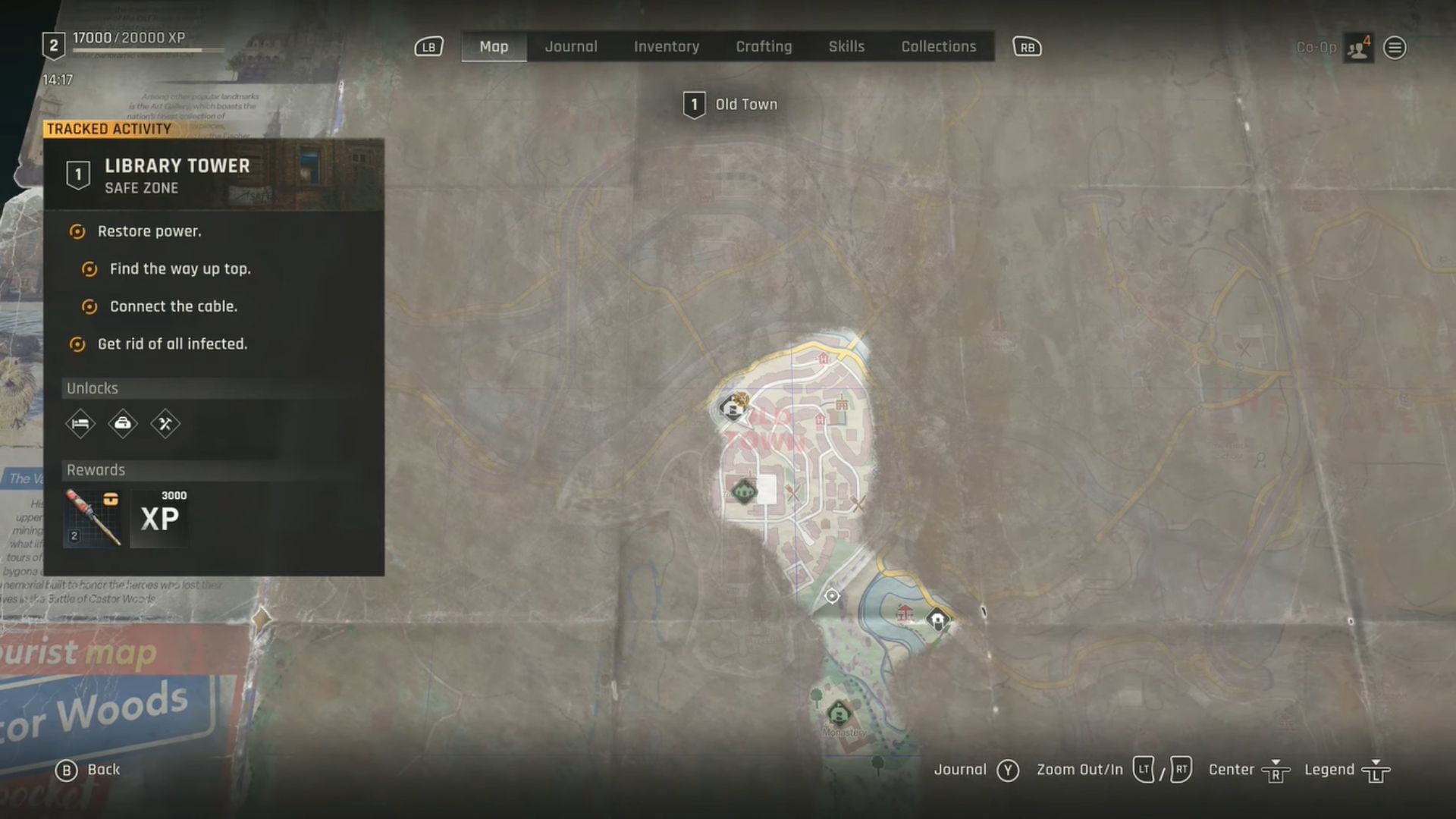 Library Tower location (Image via Techland | YouTube/@xLunarGaming)