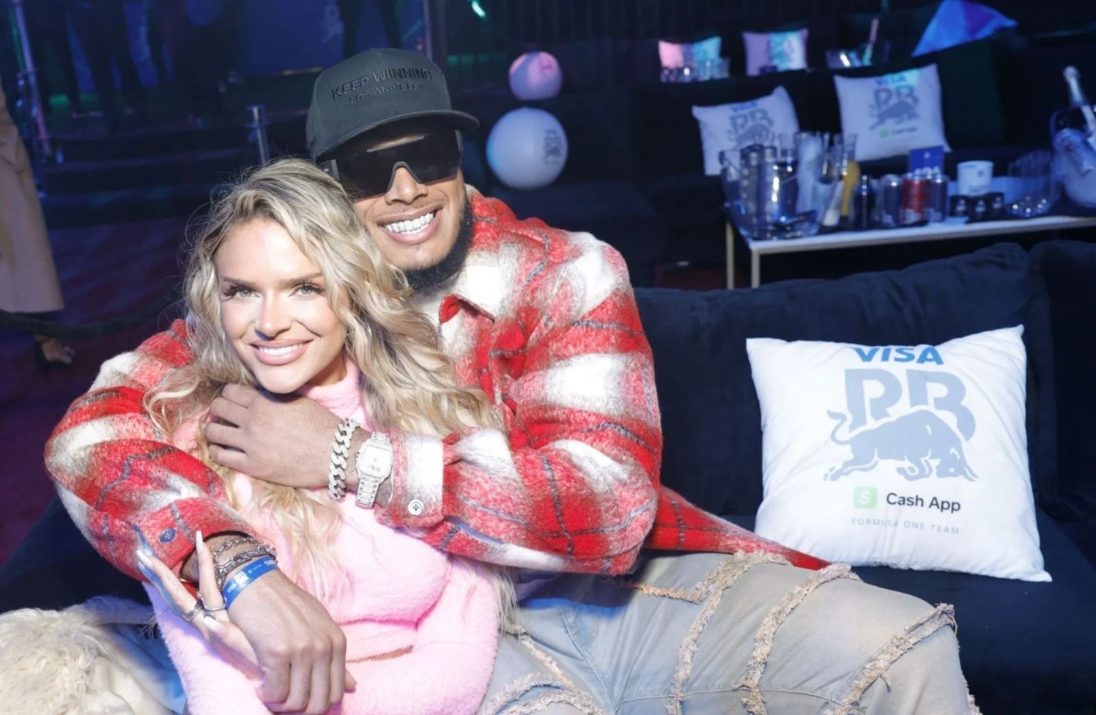 Jermaine Johnson and Hannah Brooke (Image credit: Getty)