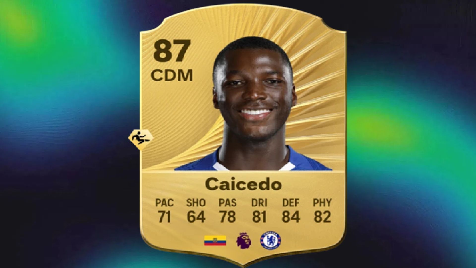 Moises Caicedo is a top CDM in FC 26 (Image via EA Sports)