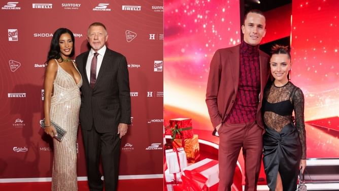 PICTURES: Alexander Zverev's girlfriend Sophia turns up the glamor on red carpet, joins Boris Becker & his pregnant wife Lilian at BILD 100 gala