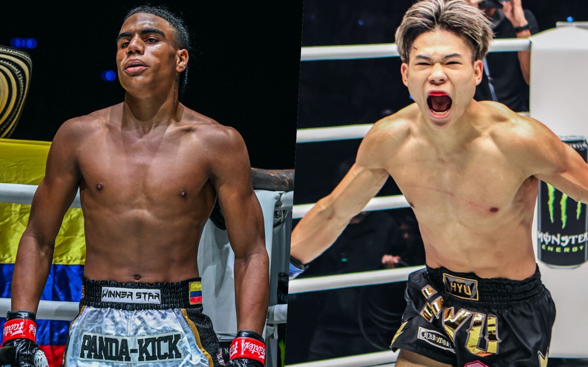 Jordan Estupinan (L) vs Hyu (R) | Photo by ONE Championship