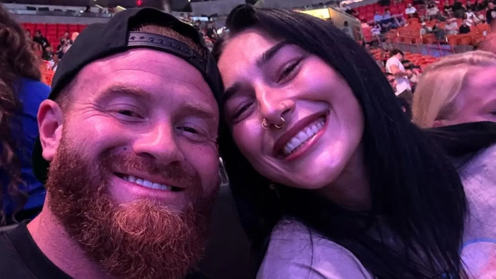 Buddy Matthews and Rhea Ripley