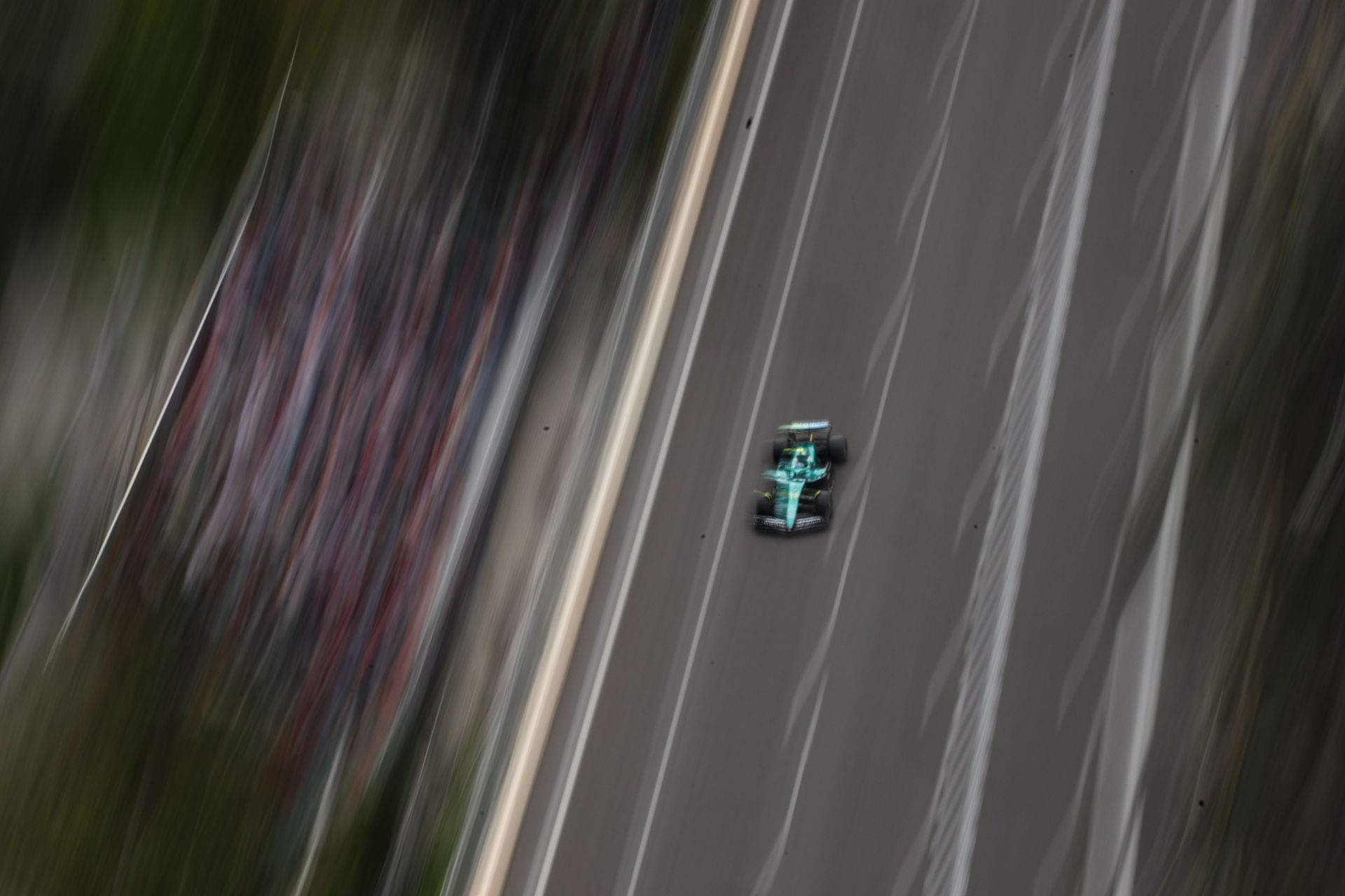 Fernando Alonso of Aston Martin Aramco during the Formula 1 Grand Prix of Azerbaijan at Baku City Circuit in Baku, Azerbaijan - Source: Getty