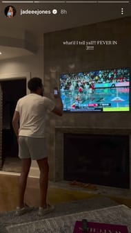 Halieberton celebra la victoria de Fever en el Juego 3