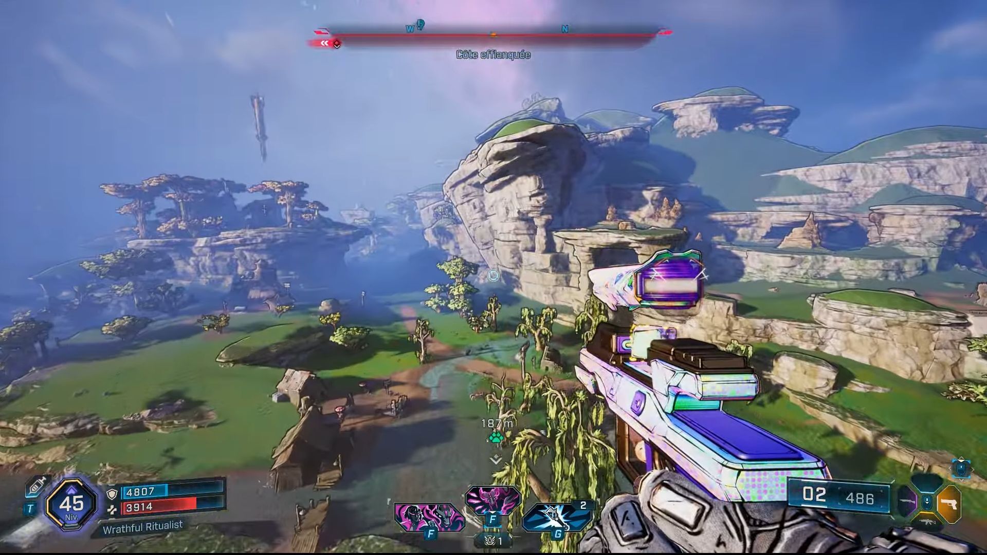 Guide to farm Noisy Cricket legendary pistol in Borderlands 4 (Image via Youtube/@lPltnm)