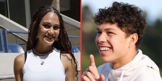 WATCH: Ben Shelton's girlfriend Trinity Rodman relaxes in red bikini outfit, American joins her in beach outfit in cozy vacation scenes