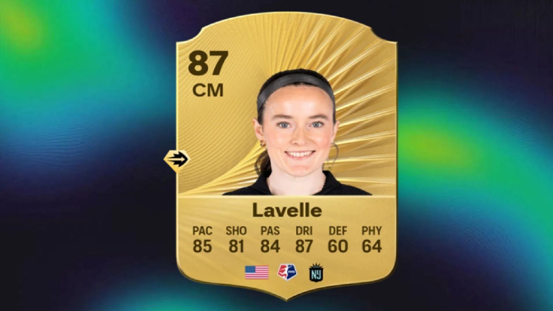 Rose Lavelle ratings in FC 26 (Image via EA Sports)