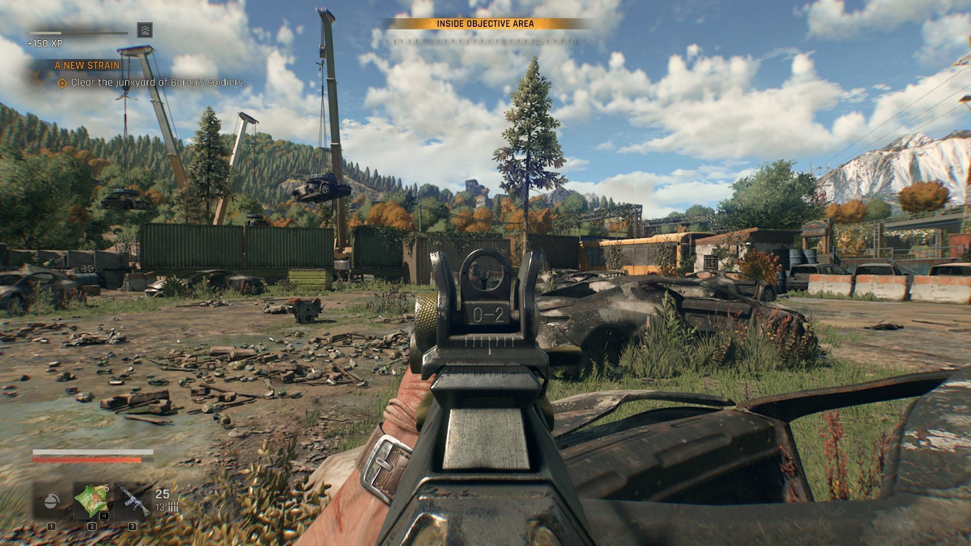 Take out the goons in A New Strain mission (Image via Techland)