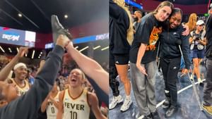 WATCH: Indiana Fever players celebrate upset vs Atlanta Dream by raising Caitlin Clark's undefeated Black Air Force shoe