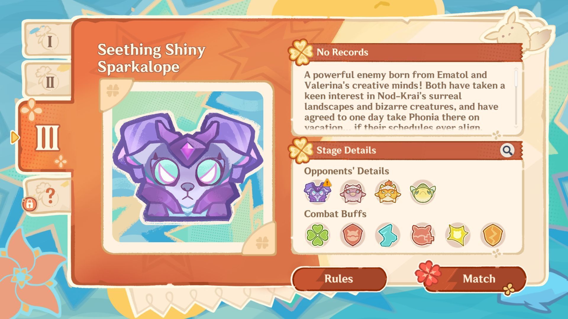 Seething Shiny Sparkalope challenge stage (Image via Sportskeeda Gaming/HoYoverse)
