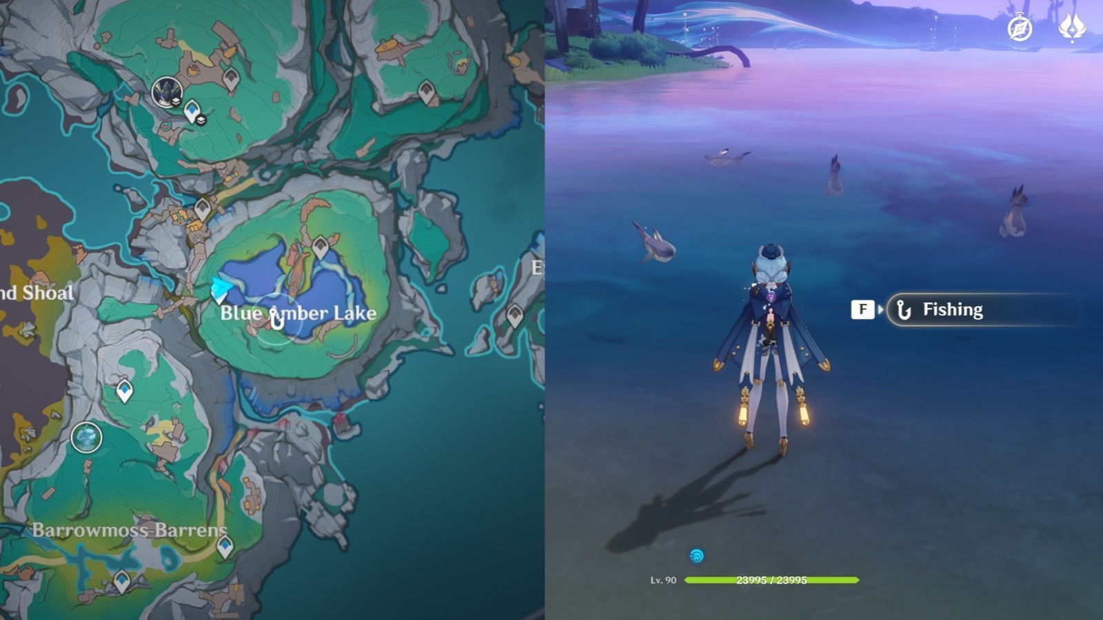 Fishing spot 8 (Image via HoYoverse)