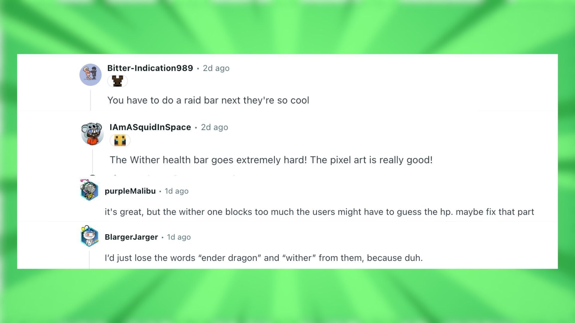 Redditors react to the health bar redesign in the game (Image via Reddit)