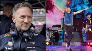 Former Red Bull boss Christian Horner shares a clip attending Coldplay's concert
