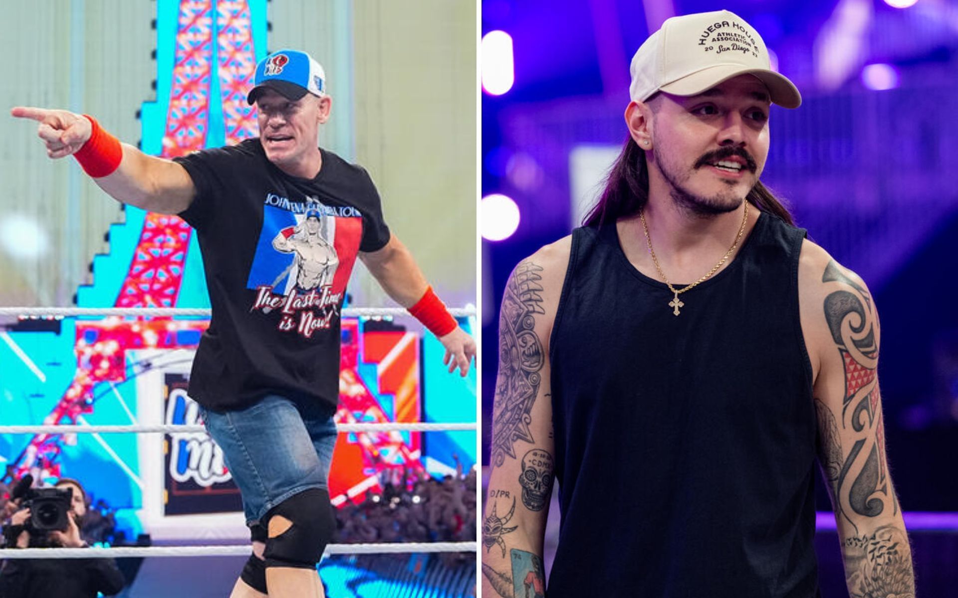 John Cena (left); Dominik Mysterio (right) (Pictures Courtesy: WWE