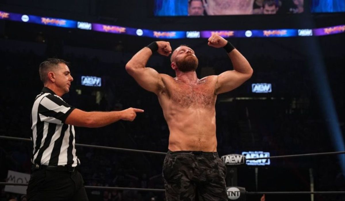Jon Moxley emerges victorious at All Out (Image via X/@AEW)