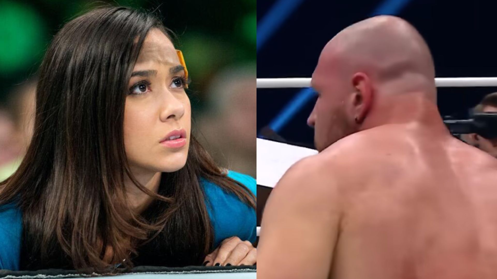 A former AEW World Champion might rejoin WWE after AJ Lee. (Images via WWE.com and AEW YouTube) 