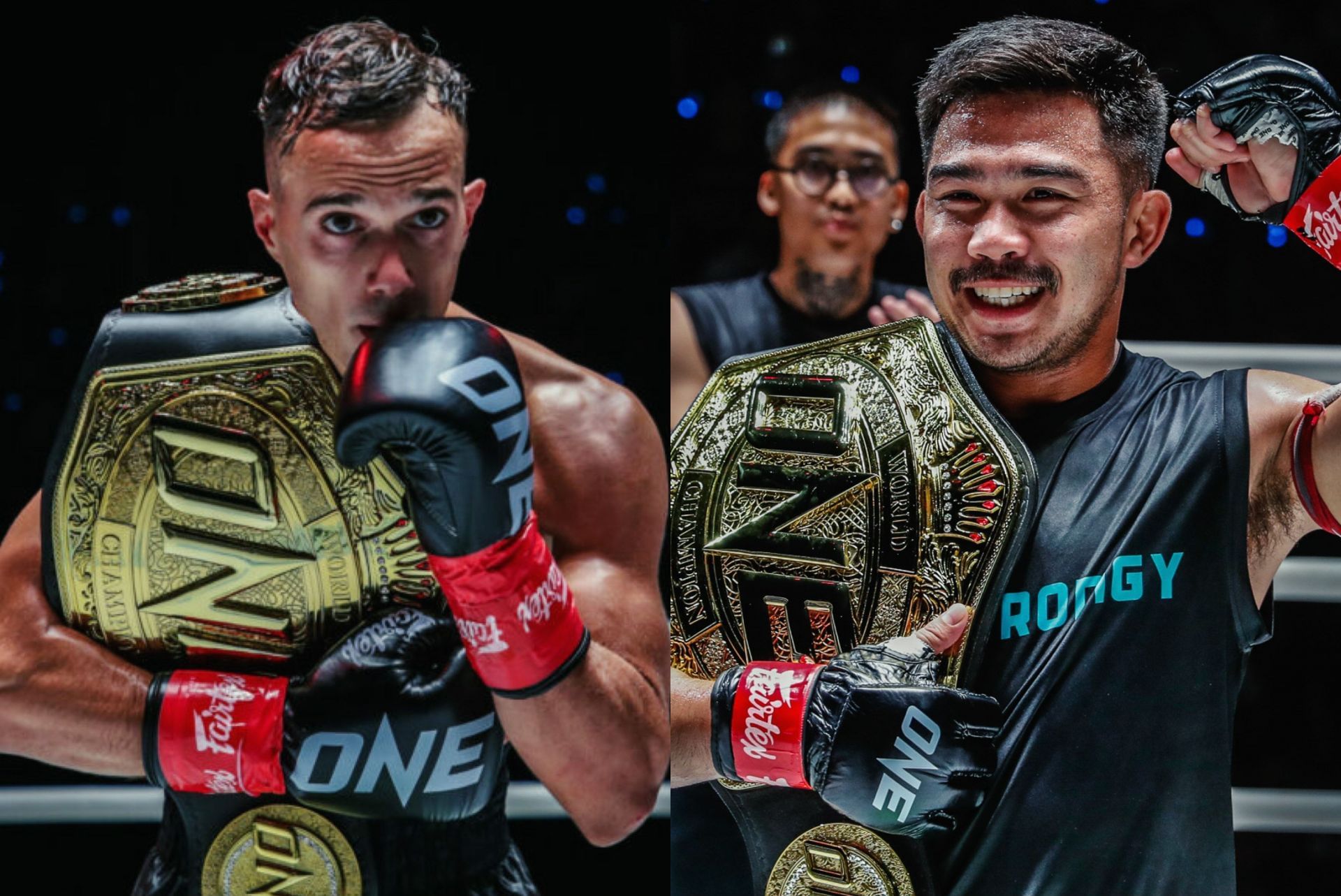 (From left) Jonathan Di Bella and Prajanchai PK Saenchai run it back on October 3. [Images: ONE Championship]