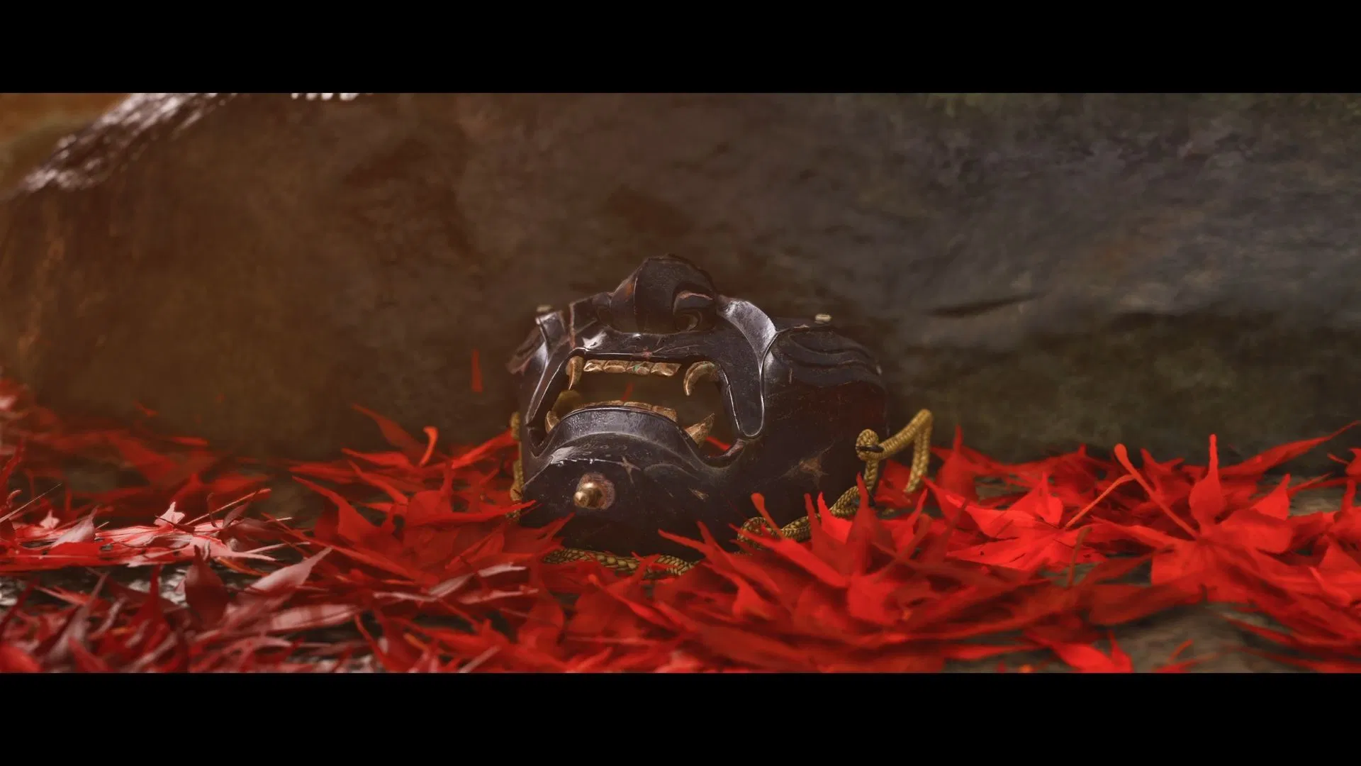 Jin Sakai&#039;s Ghost Mask in Ghost of Yotei (Image via SK Gaming / Sucker Punch)