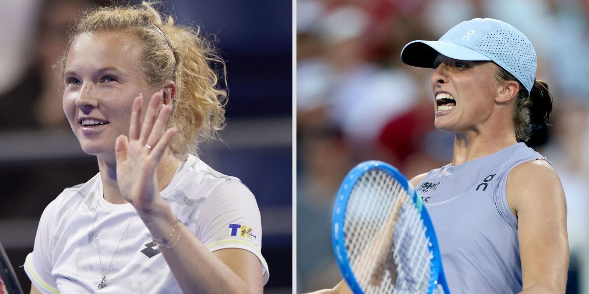 Katerina Siniakova and Iga Swiatek - WTA Rankings Update - Image Source: Getty 