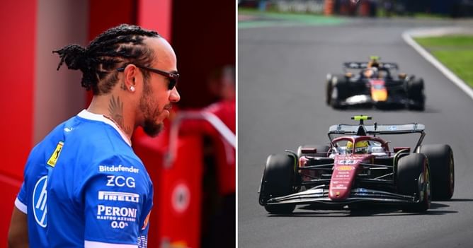 Lewis Hamilton reflects on a very promising sessions with Ferrari during FP as he laments the 5-place grid penalty