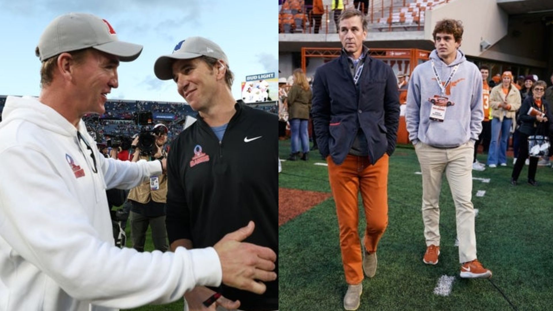 Eli, Peyton, Cooper and Arch Manning 