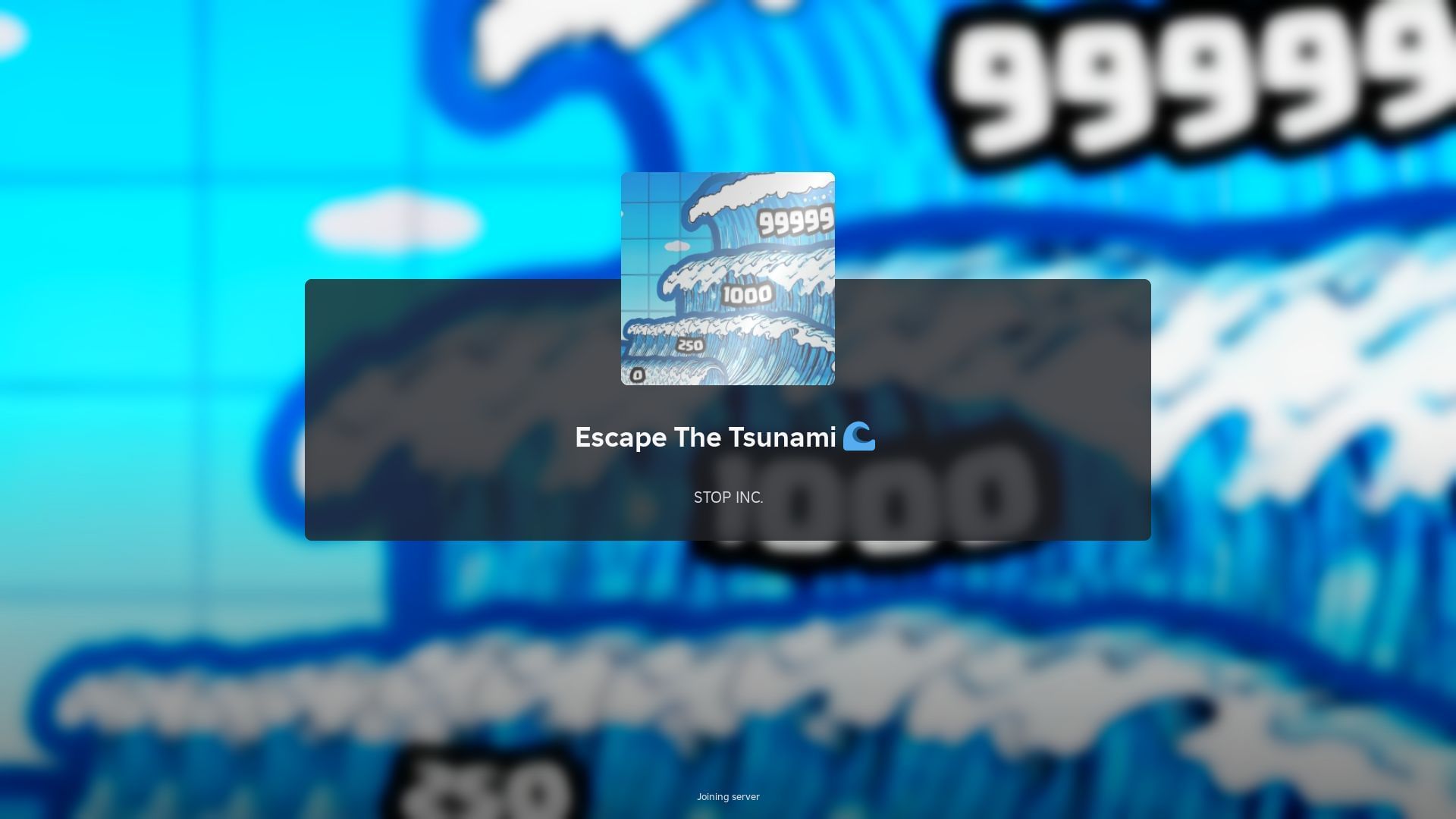 Roblox Escape the Tsunami