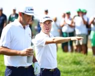Justin Thomas and Scottie Scheffler during the 2023 Ryder Cup - Source: Getty