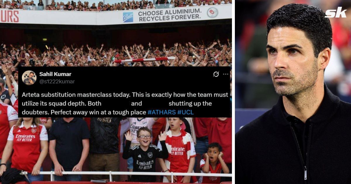 Arsenal fans delighted with duo after Bilbao win