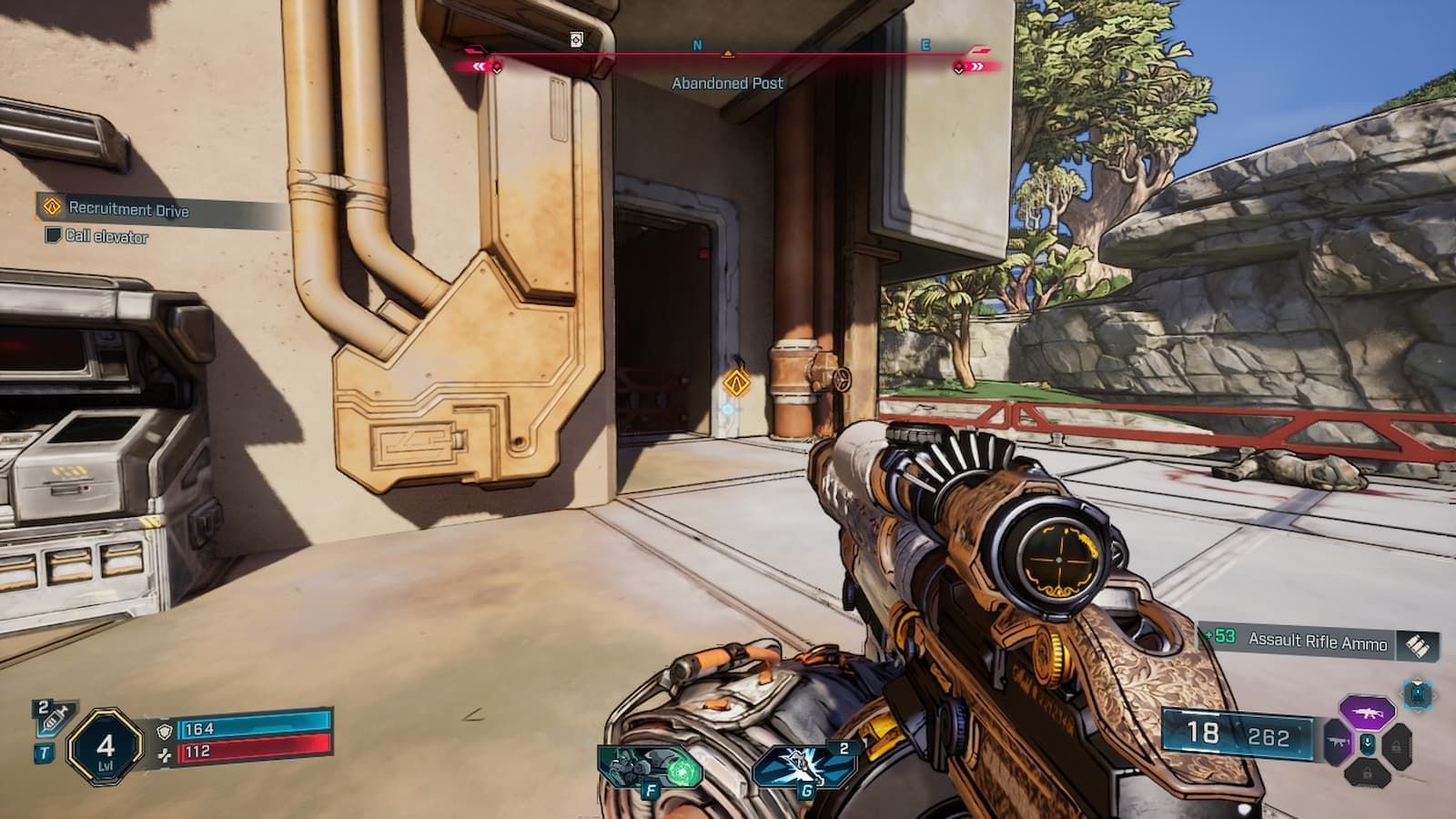 borderlands 4 elevator clearance