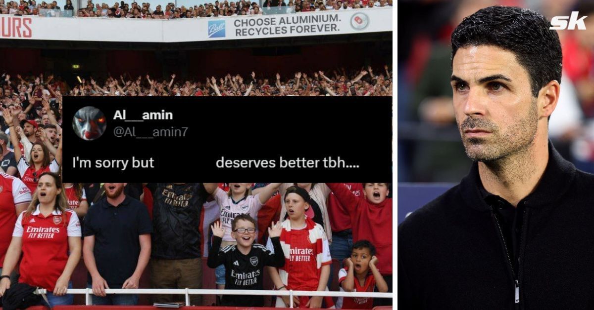 "Why is he not starting", "Arteta really doesn't like him" - Arsenal fans unhappy with star's exclusion from XI for Athletic Club UCL clash